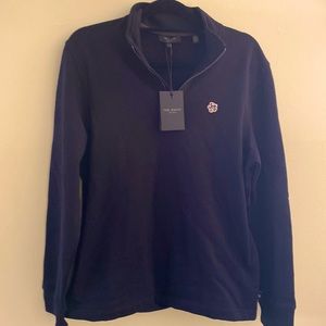 NWT, men’s Ted Baker London MMB-KILBRN Half Zip Sweatshirt